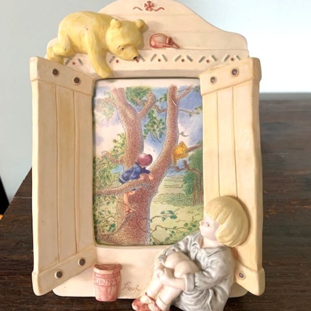 Vtg Charpente Disney Winnie The Pooh & Friends 3-D Frame